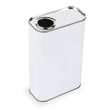 1 Litre Rectangular Berg Top Tin