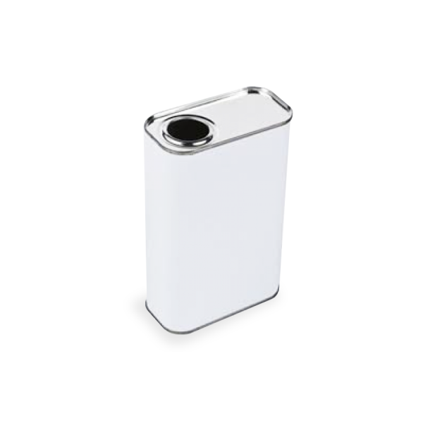 1 Litre Rectangular Berg Top Tin