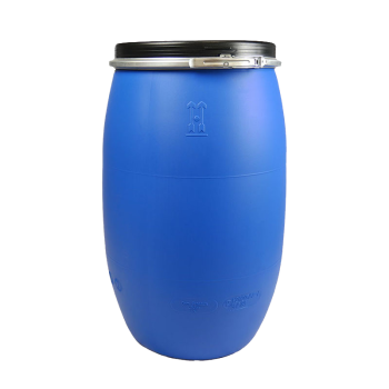 LARGE PLASTIC OPEN TOP DRUM - 120 LITRE
