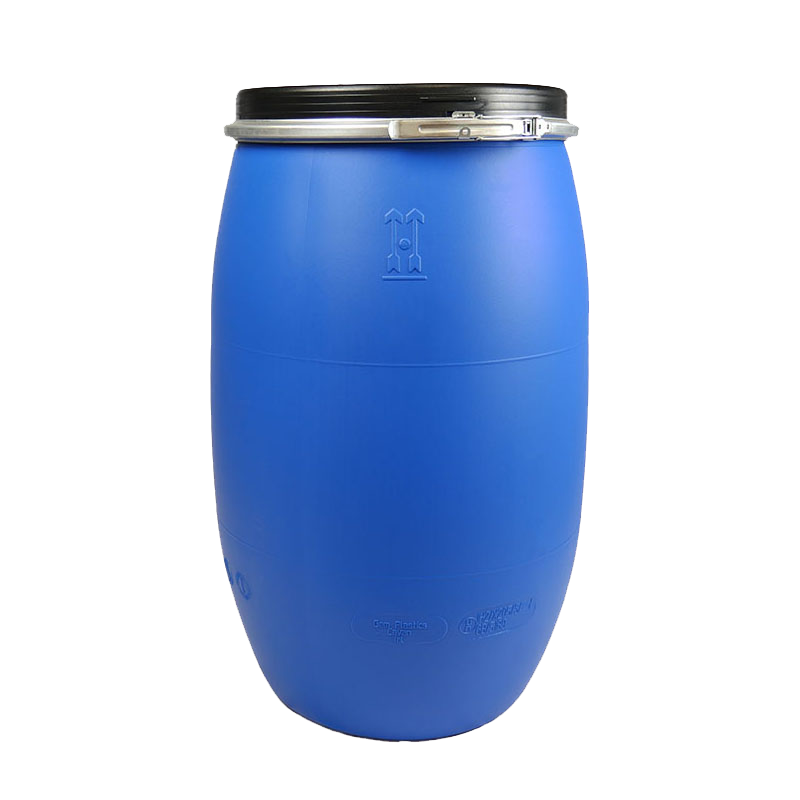 LARGE PLASTIC OPEN TOP DRUM - 120 LITRE