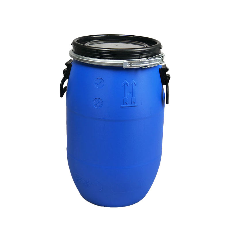 LARGE PLASTIC OPEN TOP DRUM - 60 LITRE