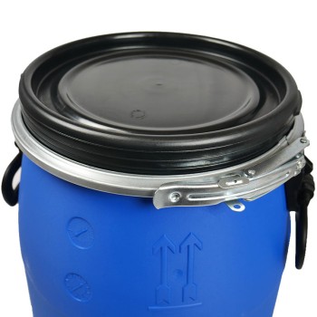 LARGE PLASTIC OPEN TOP DRUM - 30 LITRE