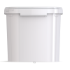 35 litre White Square Bucket (JETQ 350)