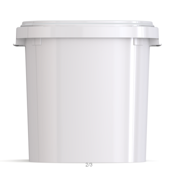 35 litre White Square Bucket (JETQ 350)