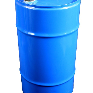 57 litre Internally PLAIN Blue Steel Drum - UN Approved