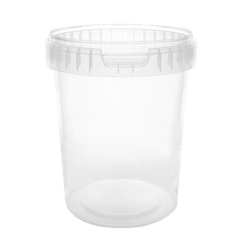 SMALL VOLUME ROUND TUB - JETB 1000ML CLEAR