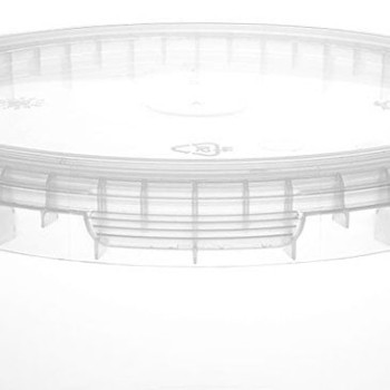 ROUND TAPERED BUCKET 3 LITRE CLEAR – JET 30-P