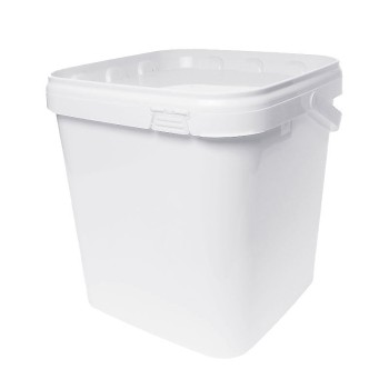 5 Litre White Square Bucket (JETQ 50)