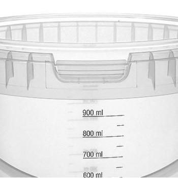 JETB 1.2 LITRE GRADUATED TUB SMALL VOLUME ROUND