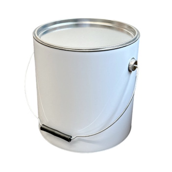 Round Tinplate Lever Lid Tin - 10 Litre