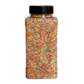 PET 500ml CLEAR SQUARE GRIPPER JAR 63MM